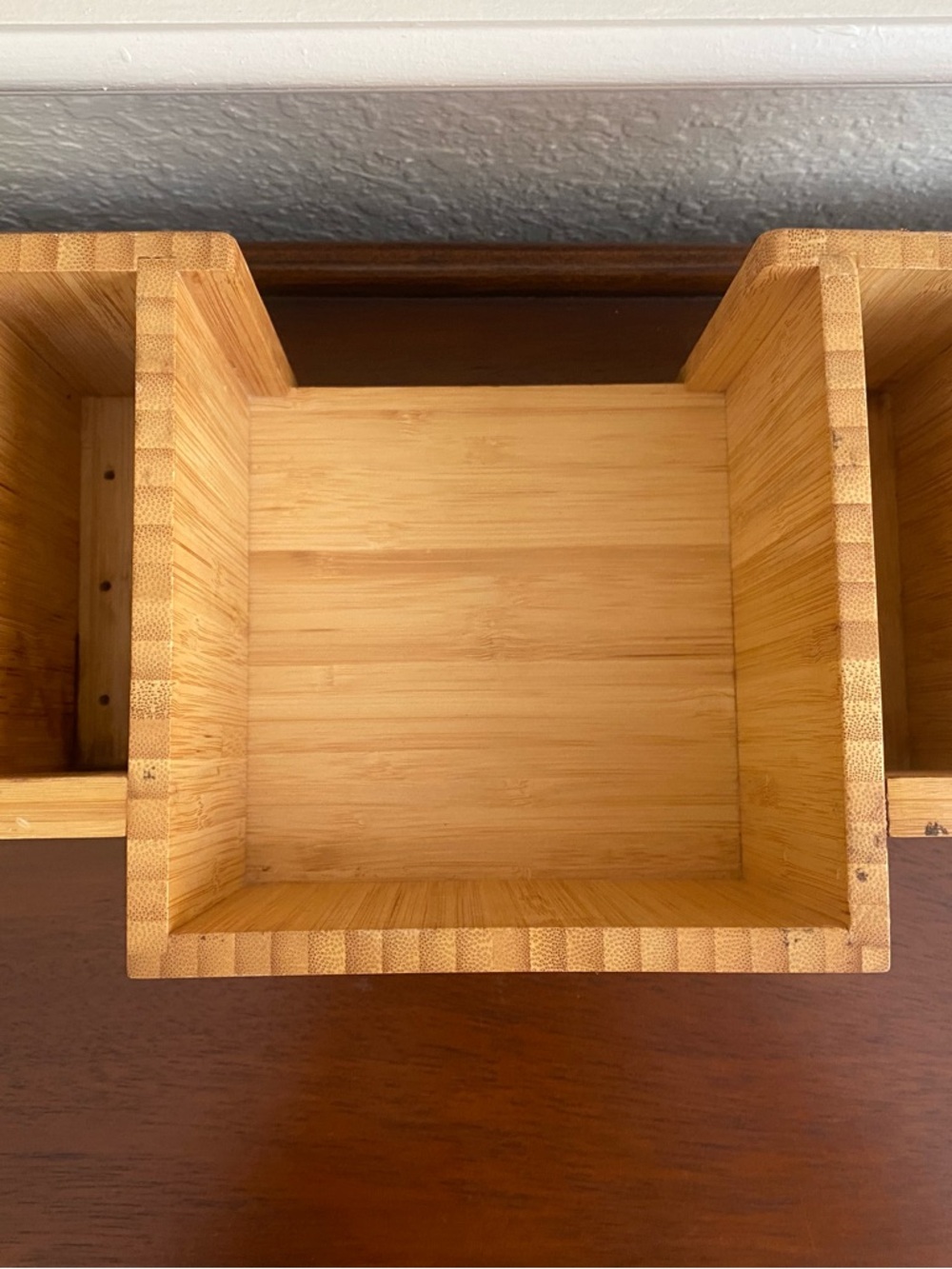 Tommy Bahama Rum Bar Caddy Bamboo Wood Napkin And Straw Holder - Picture 2 of 11